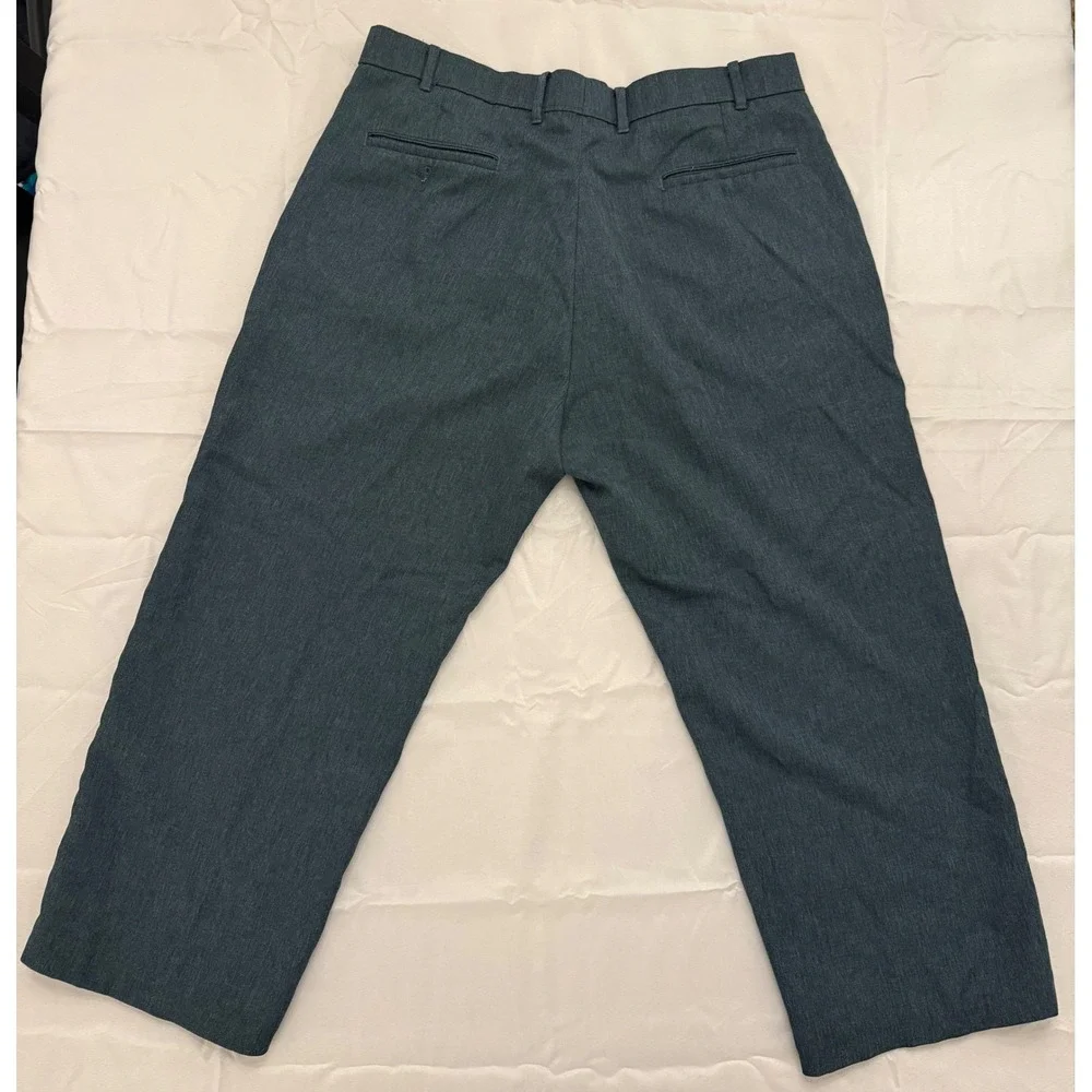 Vintage Levi's Action Slacks Mens 38X29 Blue Dress Pants Work Preppy Casual